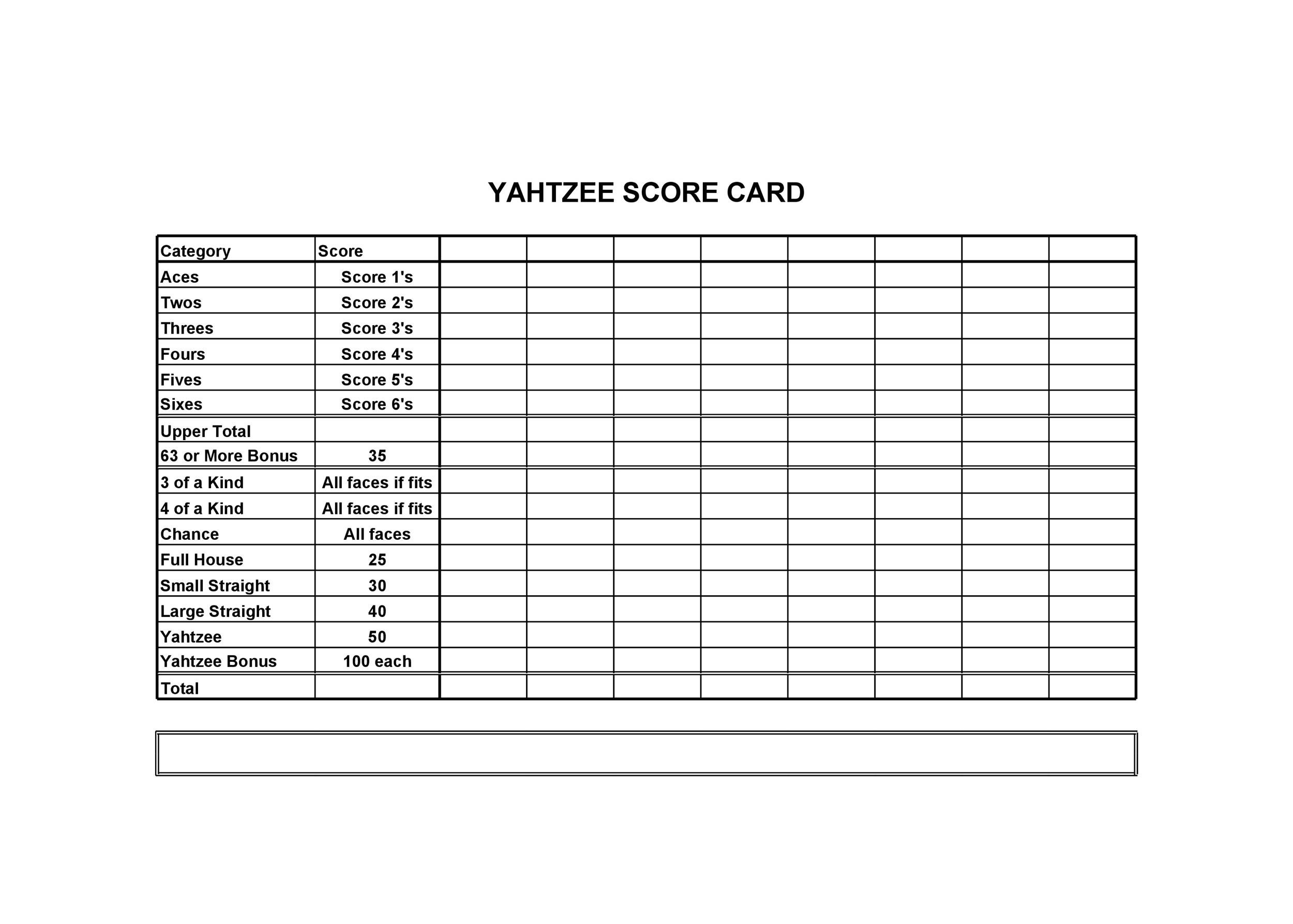 pdf printable free printable yahtzee score sheets 2 per page mmbah